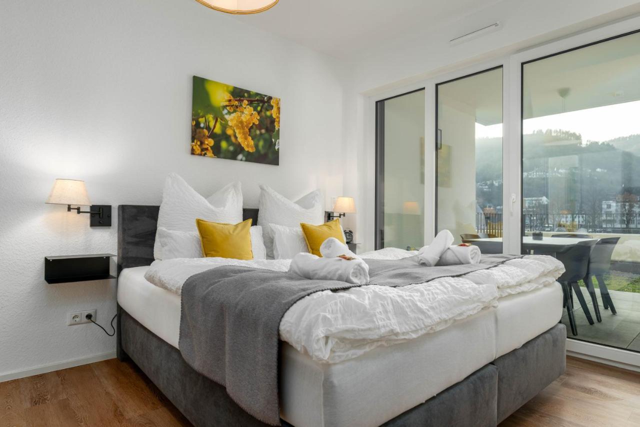 Vivamosel: Appartement Mit Mosel & Burgblick - Balkon - Parken - Aufzug - Fahrradraum Cochem Exterior foto