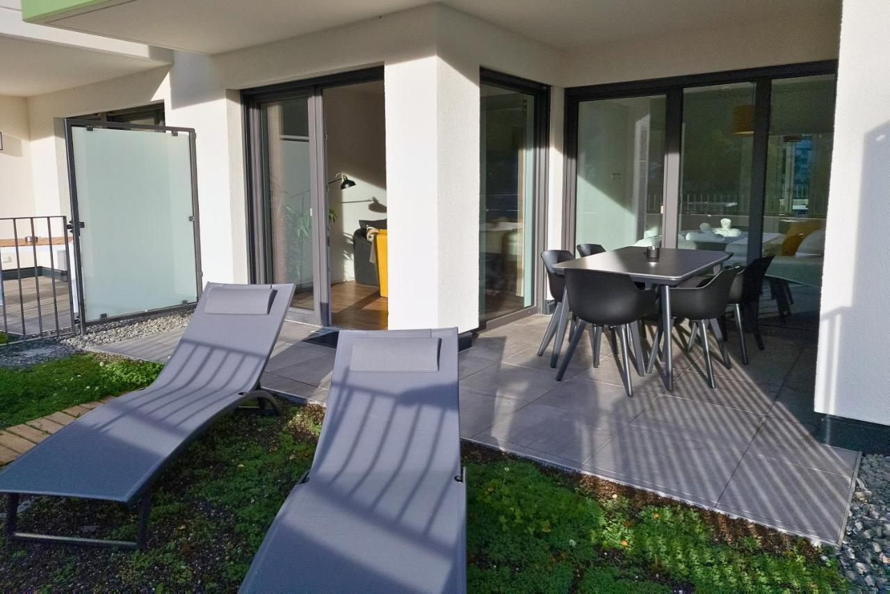 Vivamosel: Appartement Mit Mosel & Burgblick - Balkon - Parken - Aufzug - Fahrradraum Cochem Exterior foto
